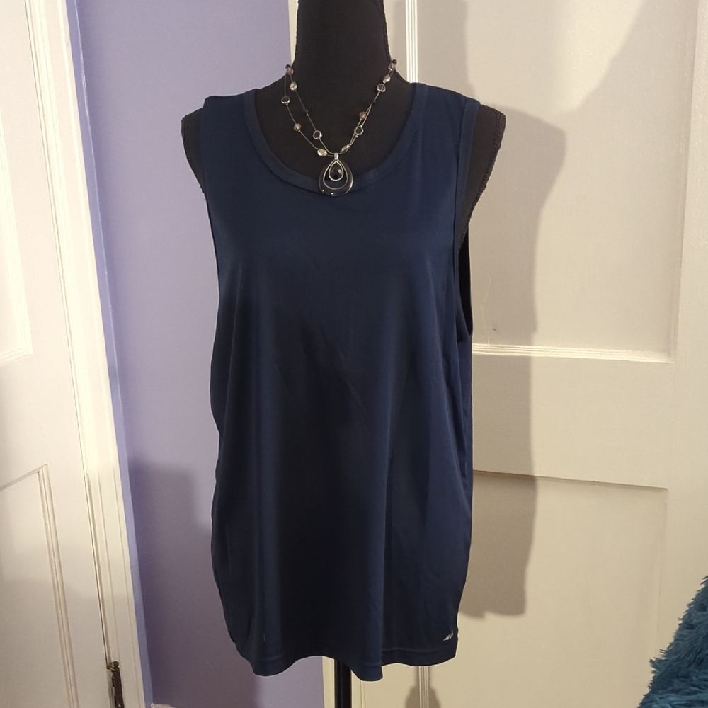Athletech Dark Blue Sleeveless Tank Top